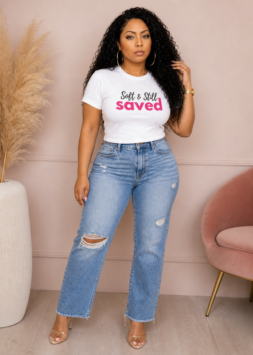 Soft & Still Saved T-shirt — Inspirational Christian Faith Tee