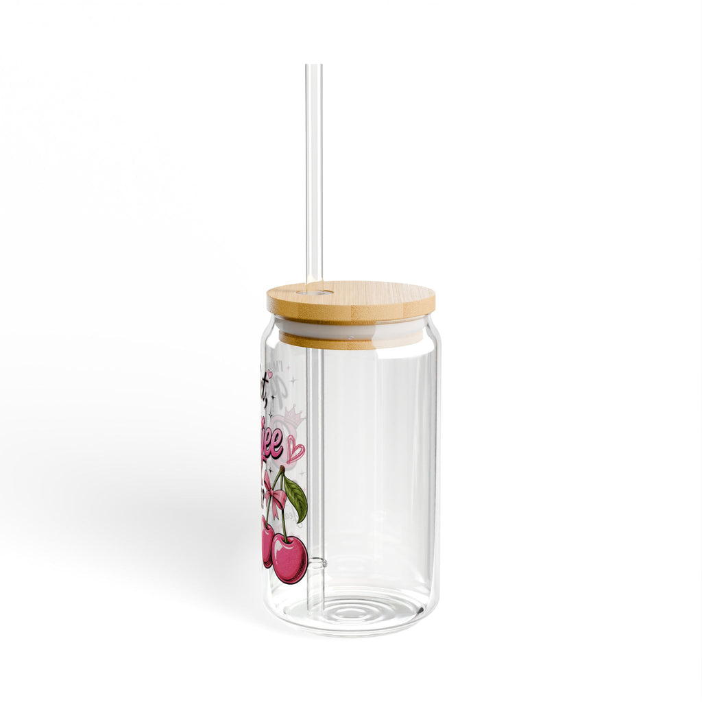 Bouijee Girl Confidence Sipper Glass — 16oz