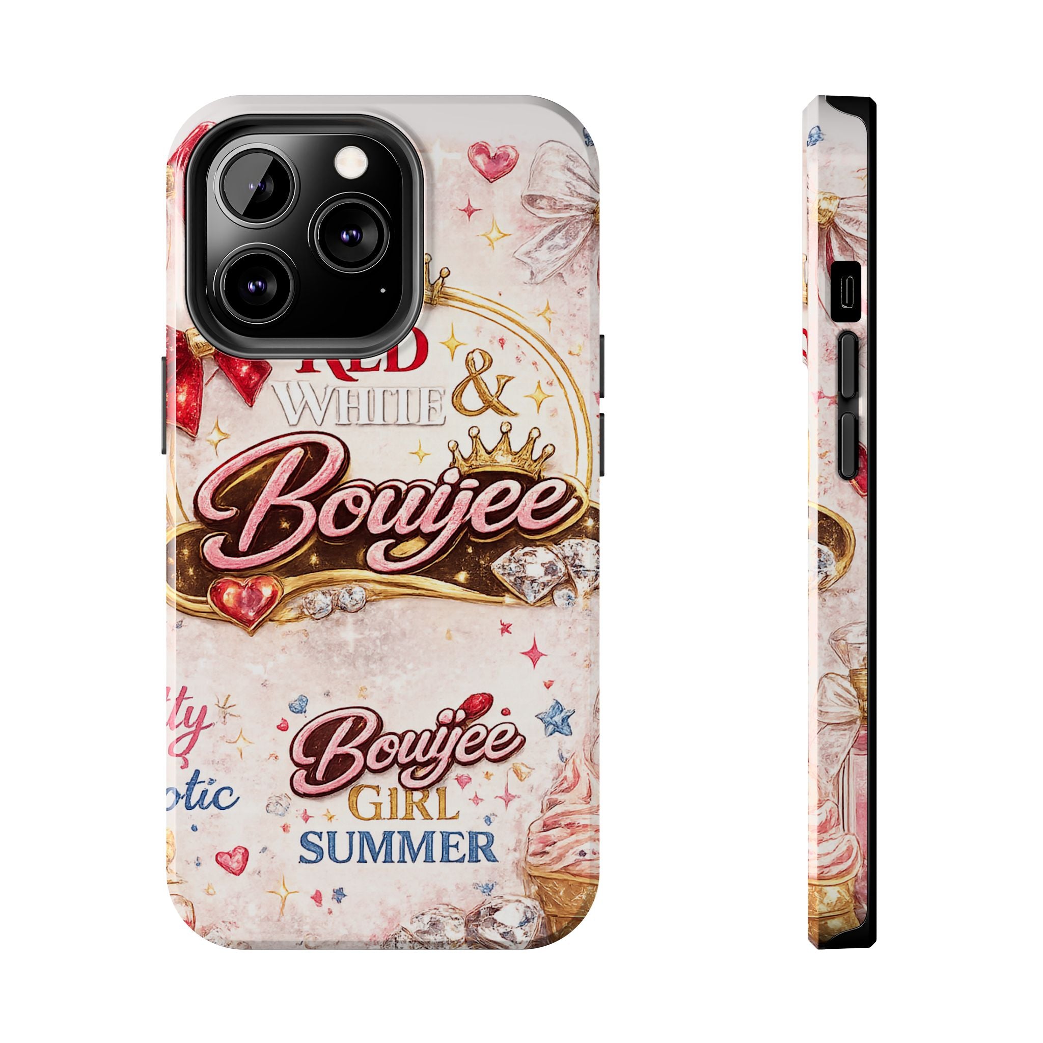 Red White & BouIjee Junk Phone Case