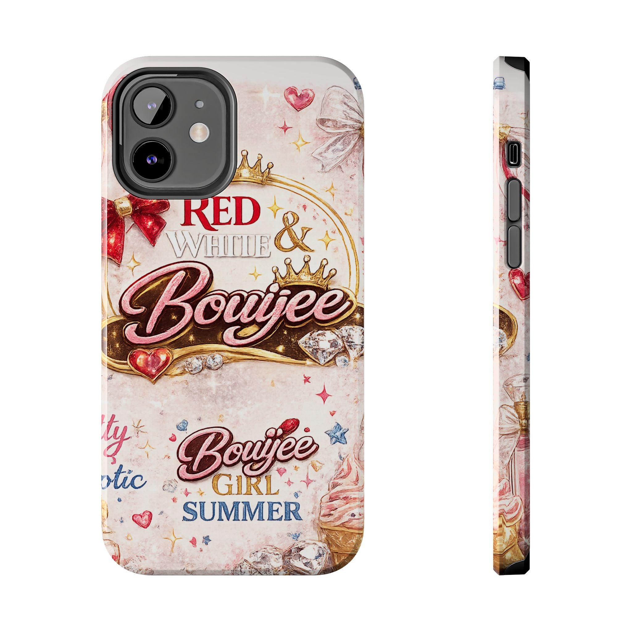 Red White & BouIjee Junk Phone Case