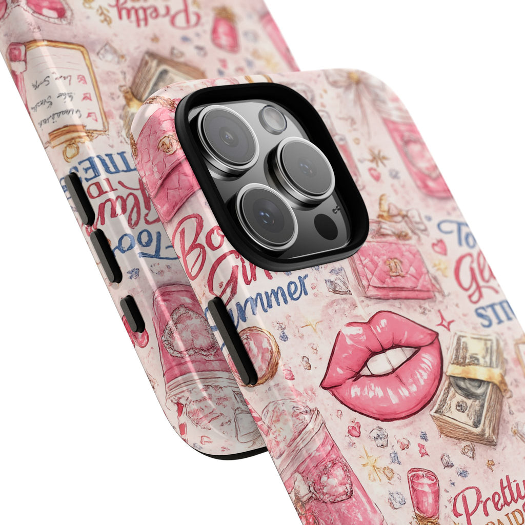 Pink Pretty and Boujee Junk Phone Case