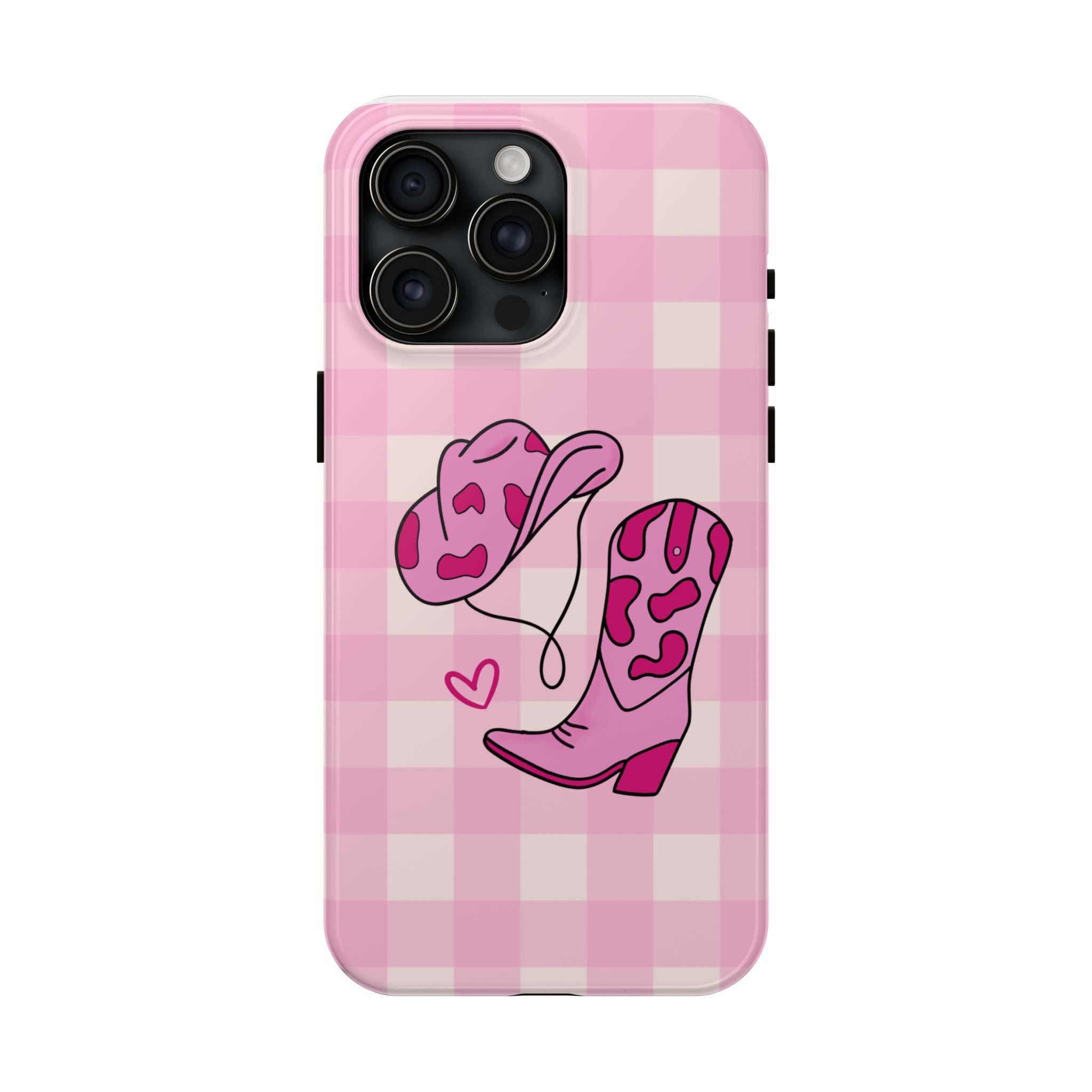 Pink Cowgirl Boots Phone Case