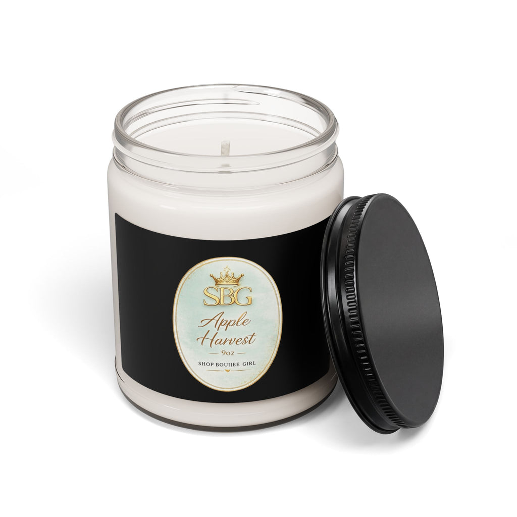 Apple Harvest Scented Soy Candle — 9 oz Fall Aromatherapy Jar