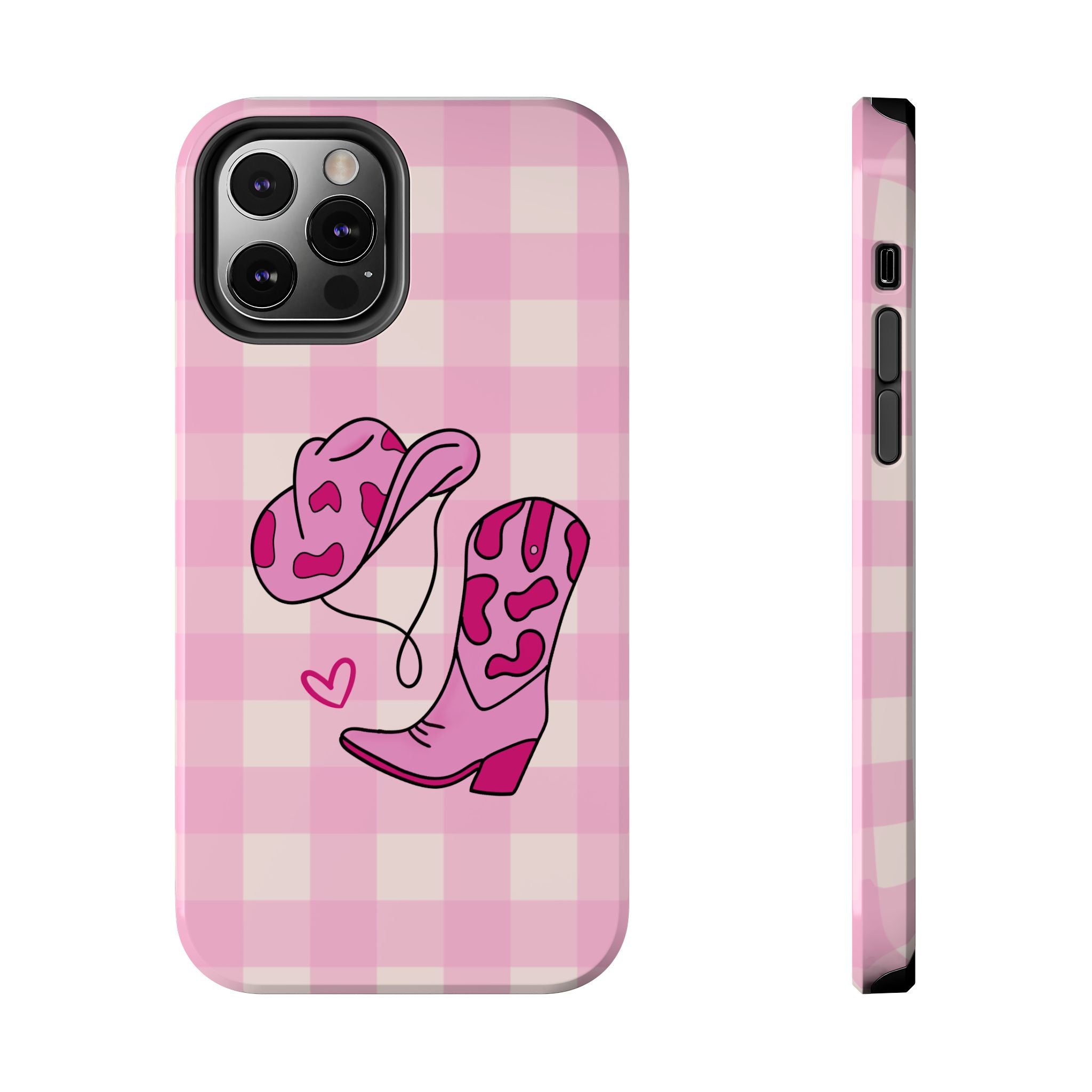 Pink Cowgirl Boots Phone Case