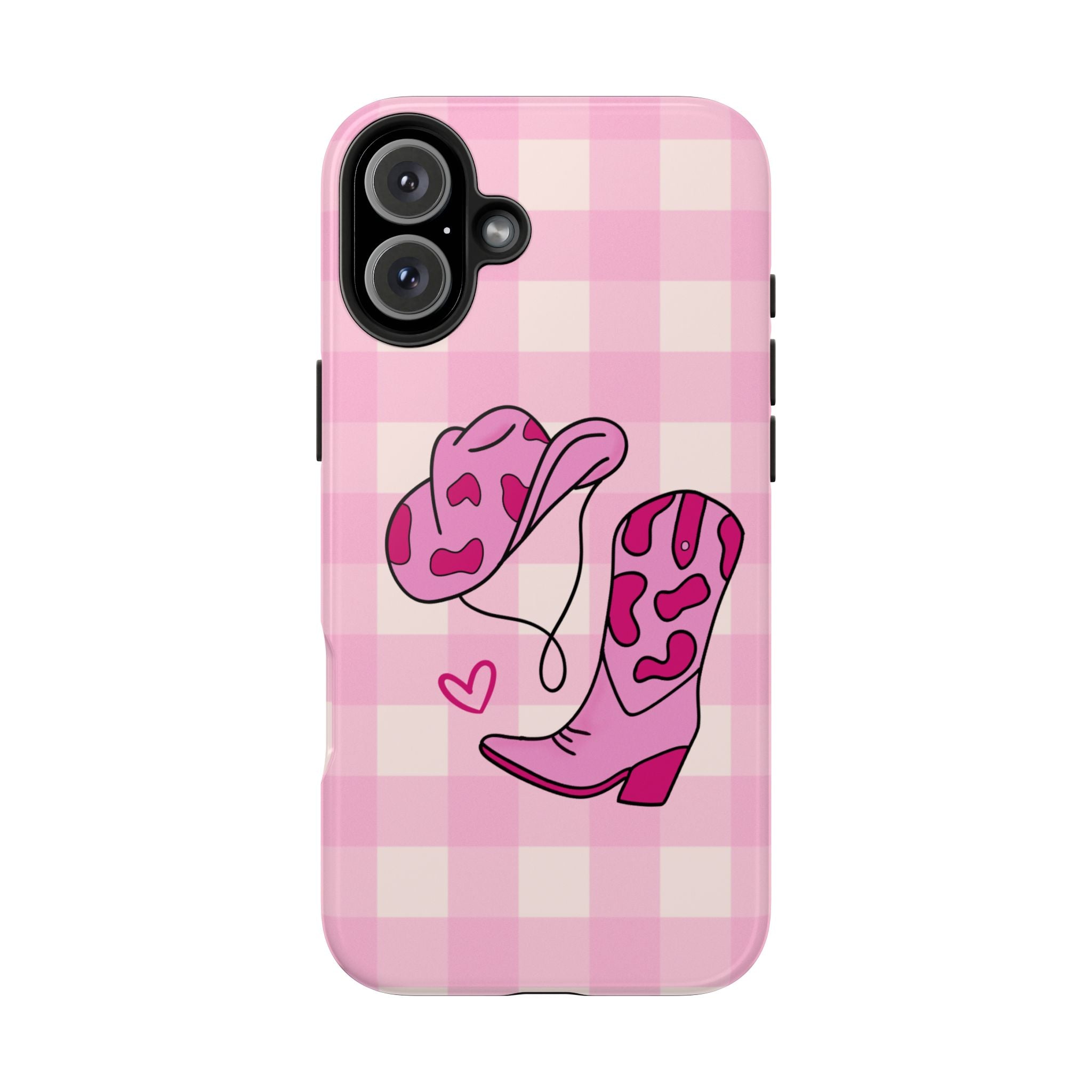 Pink Cowgirl Boots Phone Case