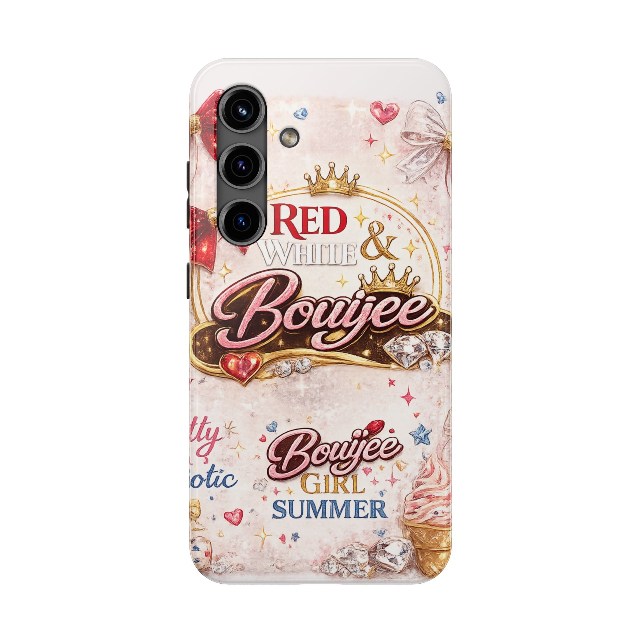Red White & BouIjee Junk Phone Case
