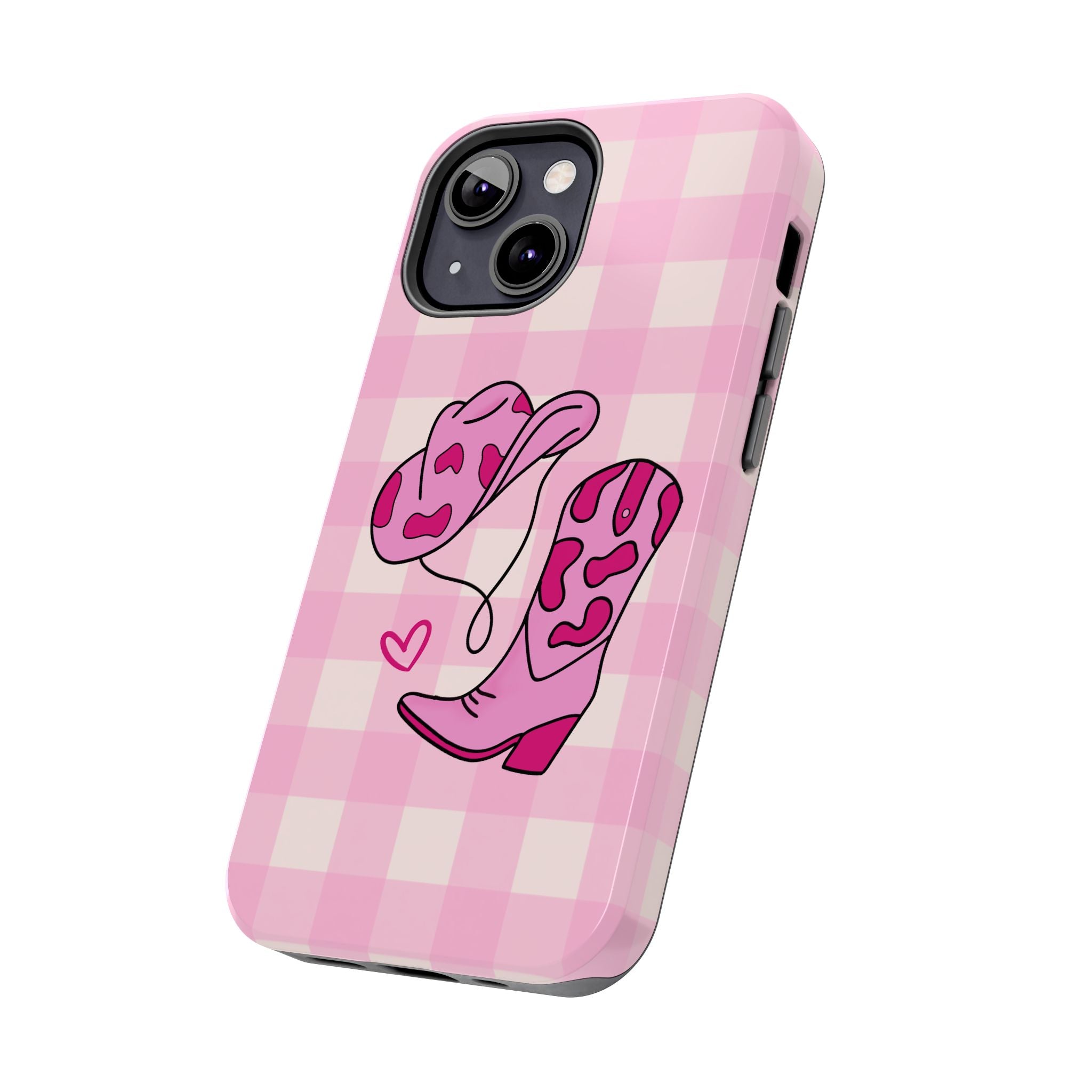 Pink Cowgirl Boots Phone Case