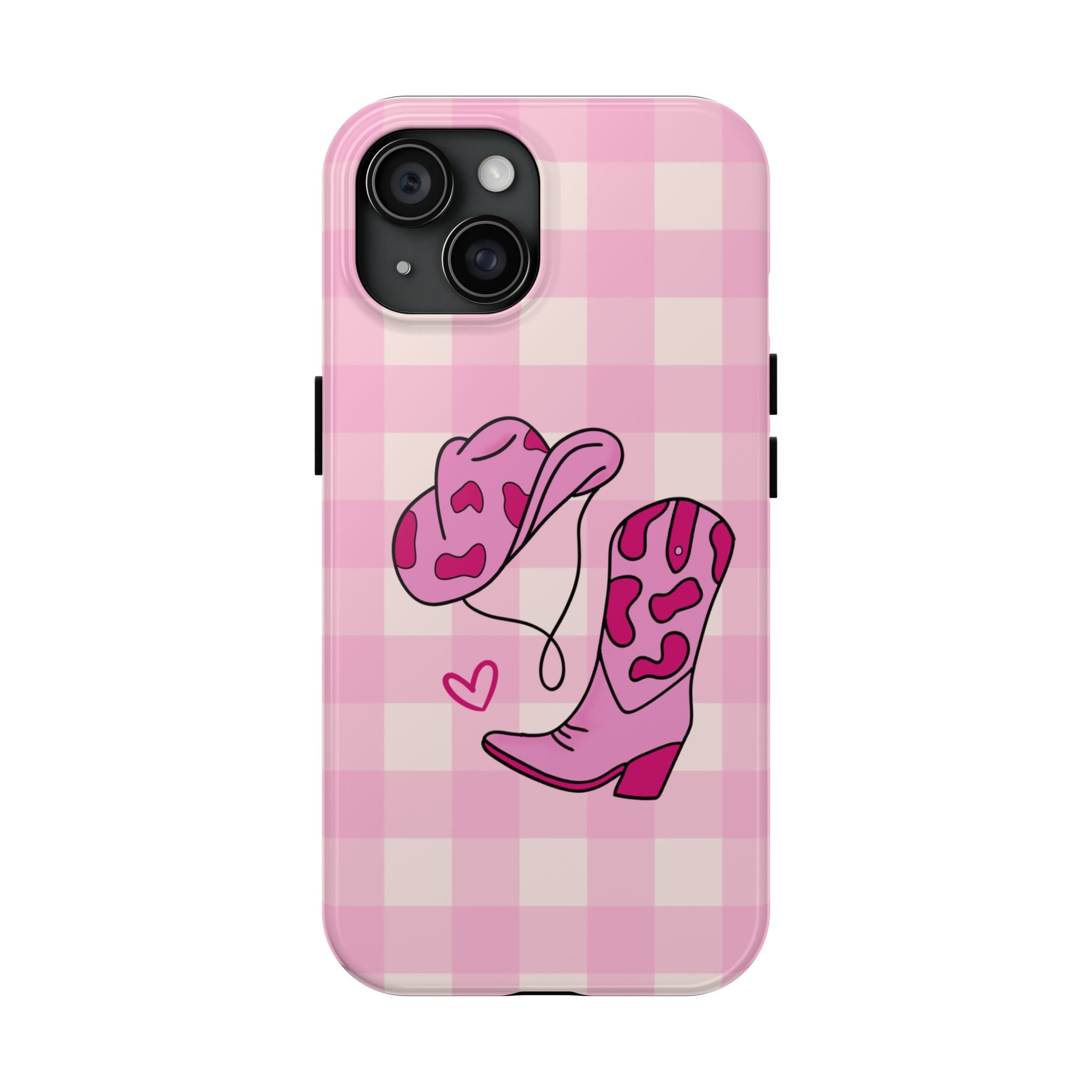 Pink Cowgirl Boots Phone Case