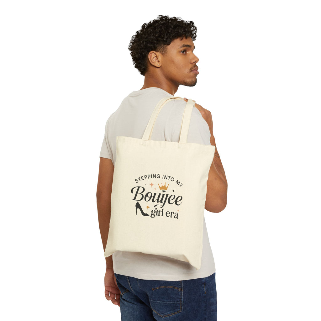 Stepping into my Bouijee Era Tote Bag