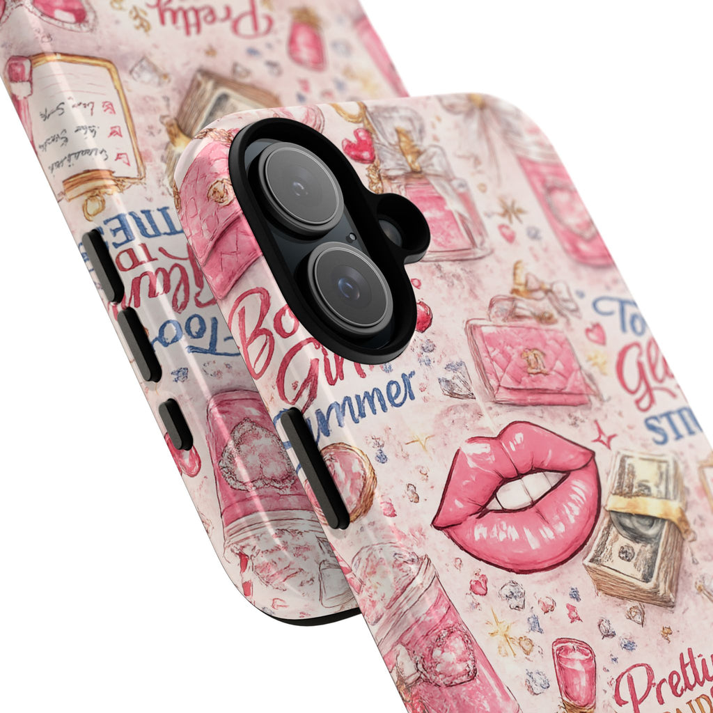 Pink Pretty and Boujee Junk Phone Case