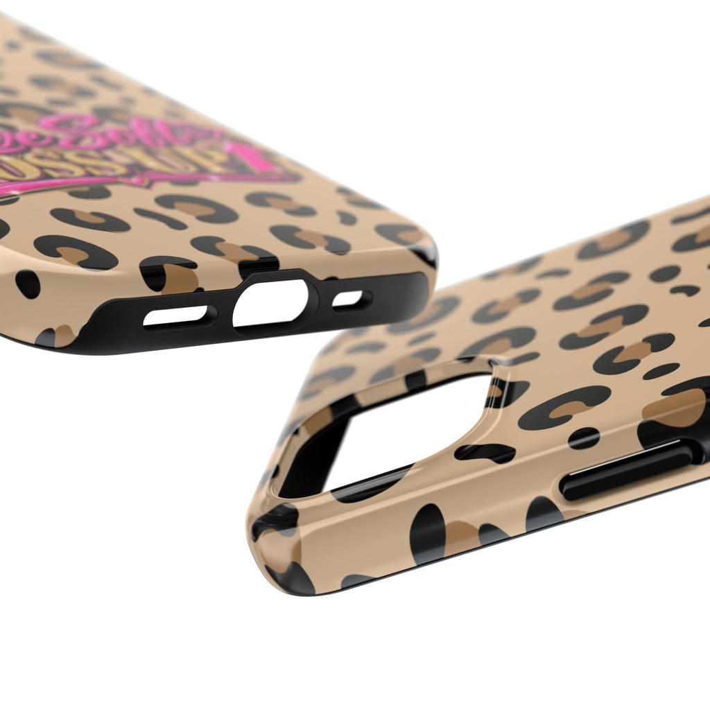 Live Soft Boss Up Leopard Phone Case