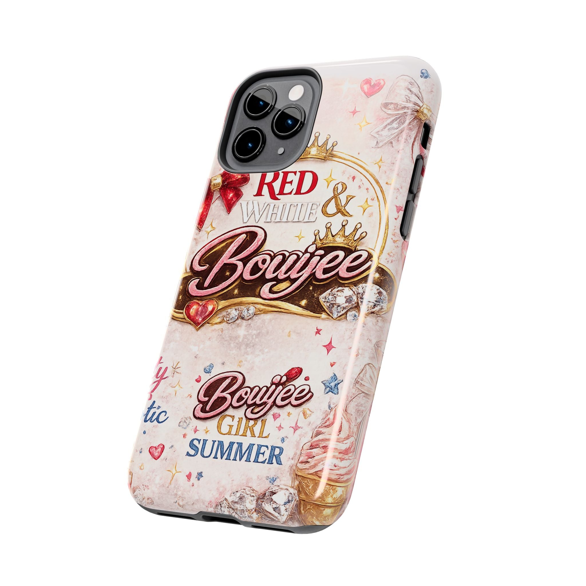 Red White & BouIjee Junk Phone Case