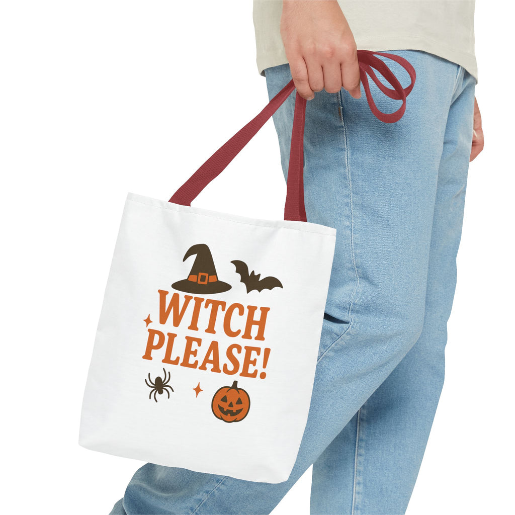 Witch Please, Trick or Treat Halloween Tote Bag