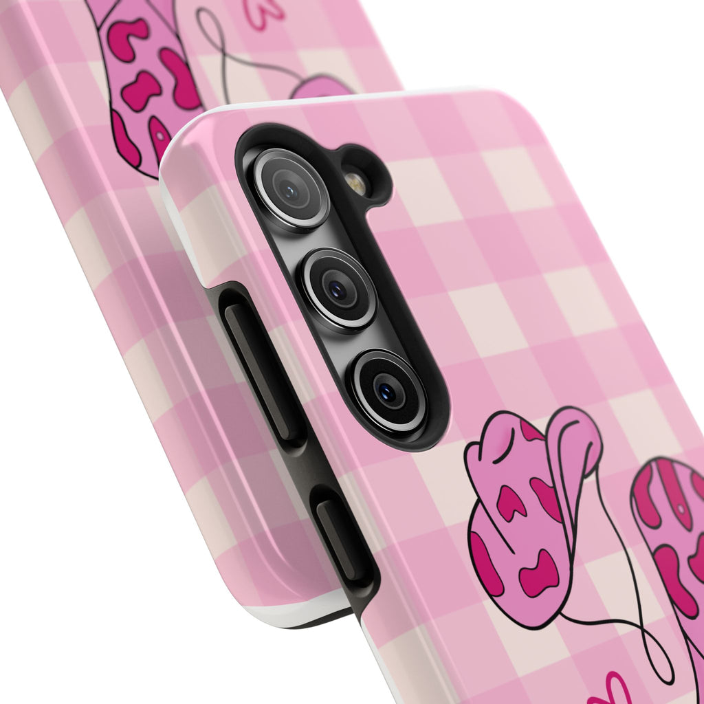 Pink Cowgirl Boots Phone Case