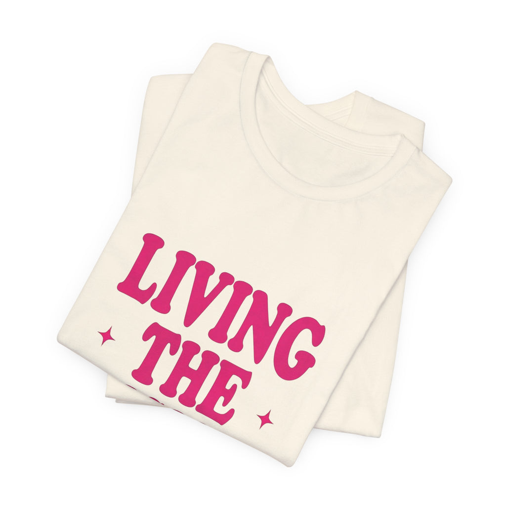 Living The Vision Era Tee | Y2K slogan, nostalgic typography