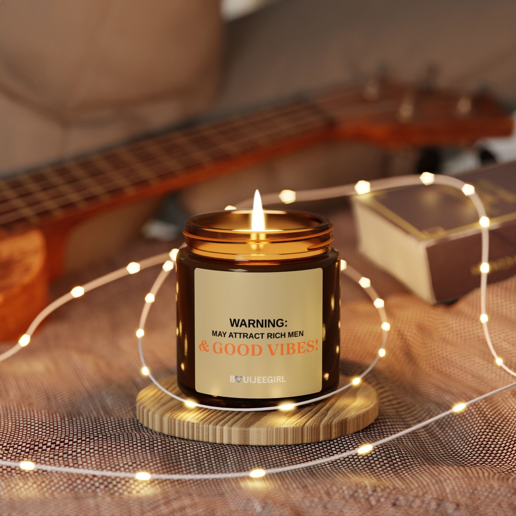 Rich Men & Good Vibes Scented Candle