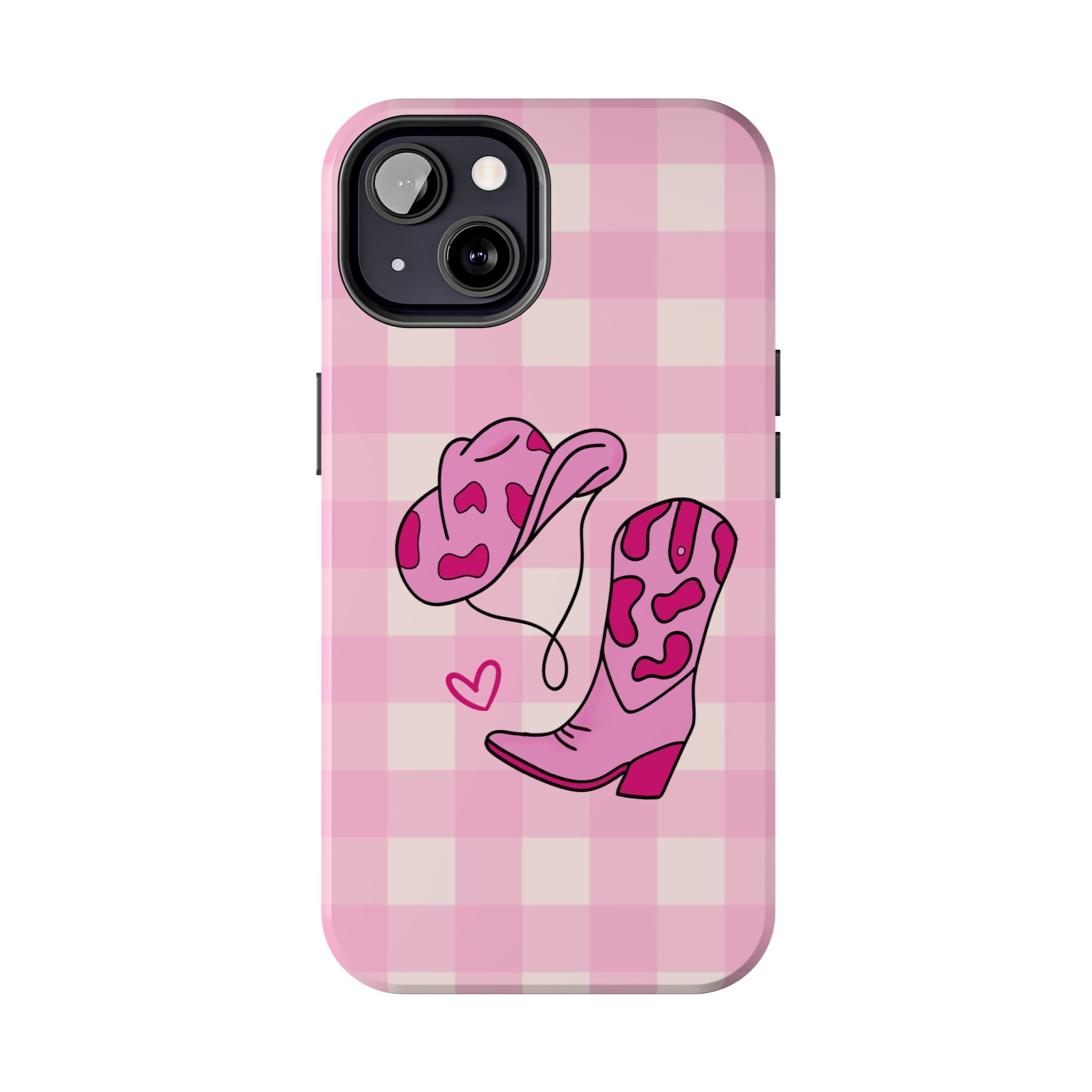 Pink Cowgirl Boots Phone Case
