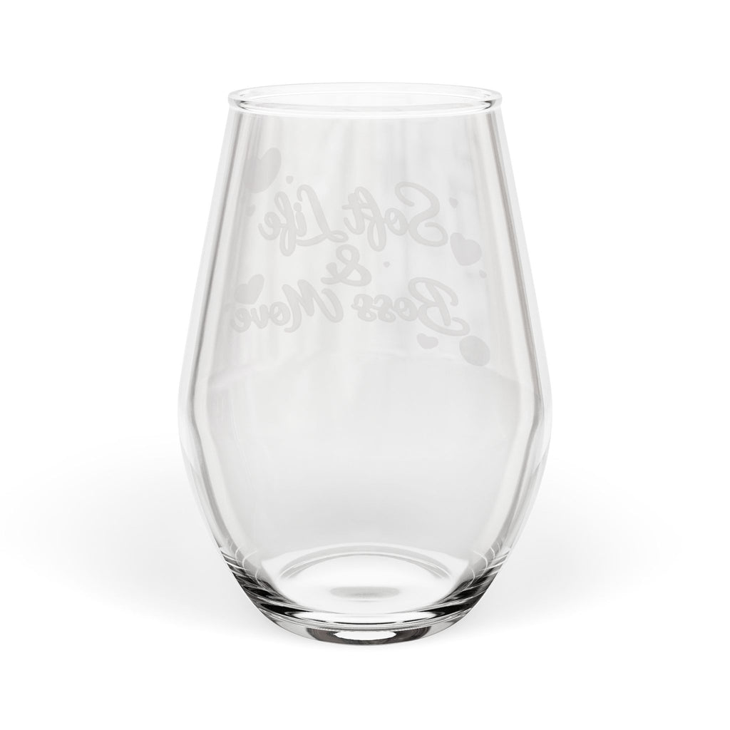 Soft Life & Boss Moves Stemless Wine Glass — 11.75oz