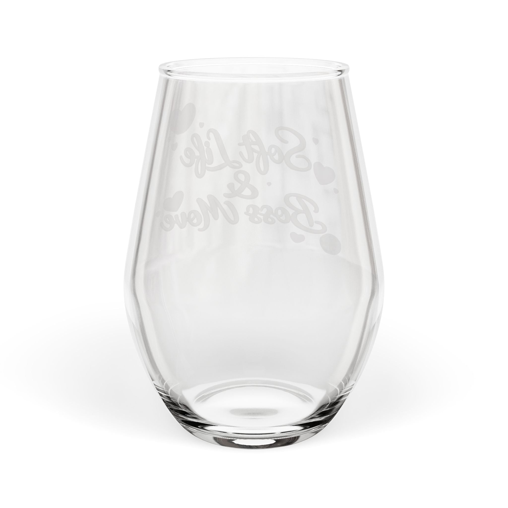 Soft Life & Boss Moves Stemless Wine Glass — 11.75oz
