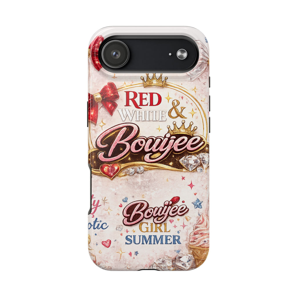 Red White & BouIjee Junk Phone Case
