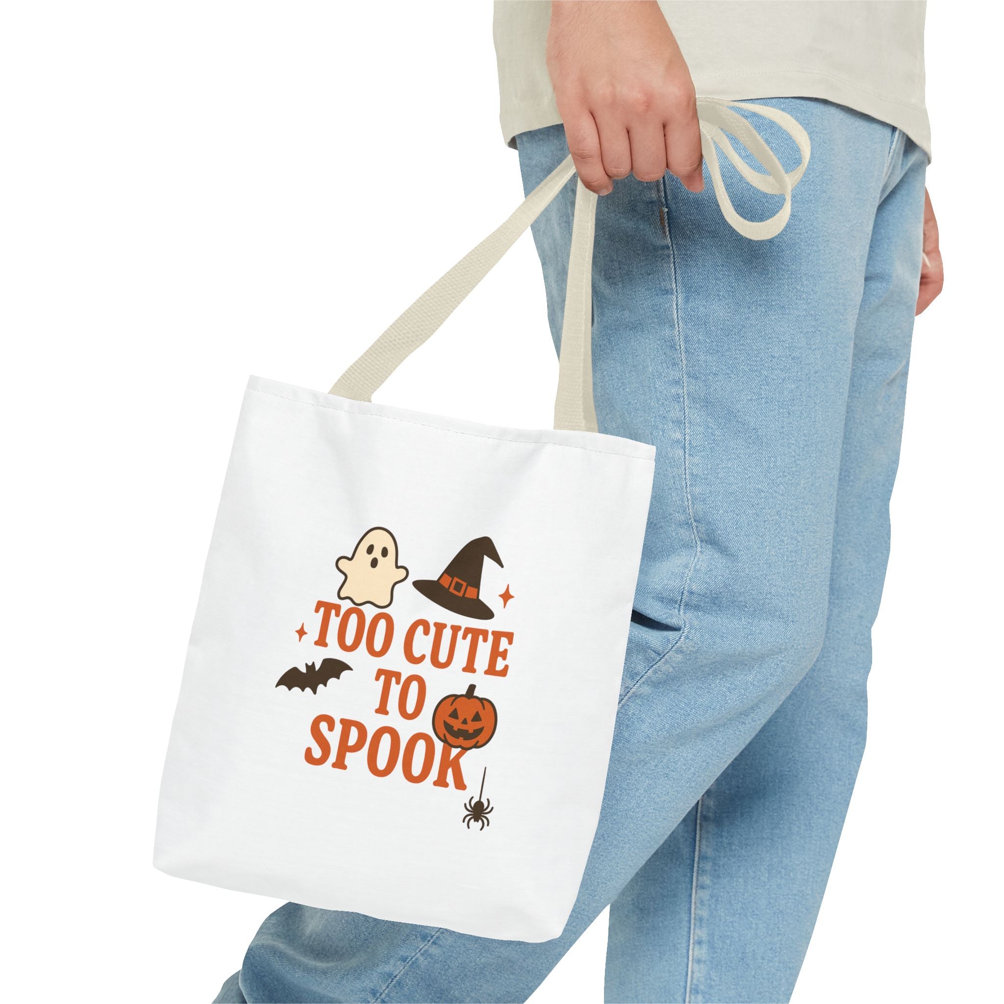 Too Cute to Spook- Halloween Tote Bag