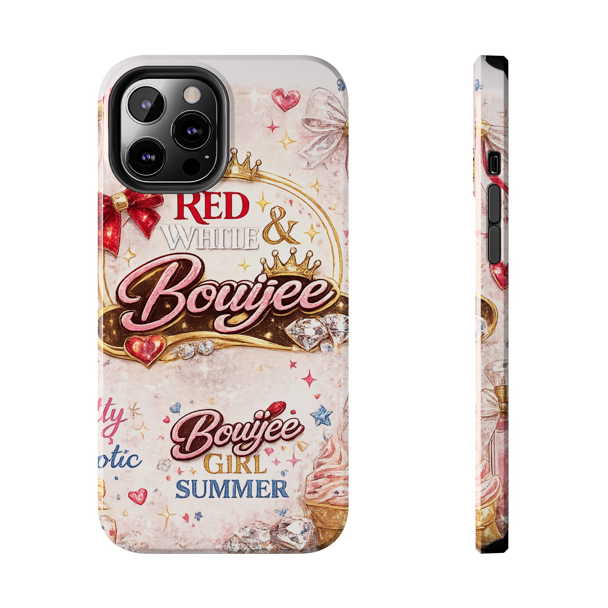 Red White & BouIjee Junk Phone Case