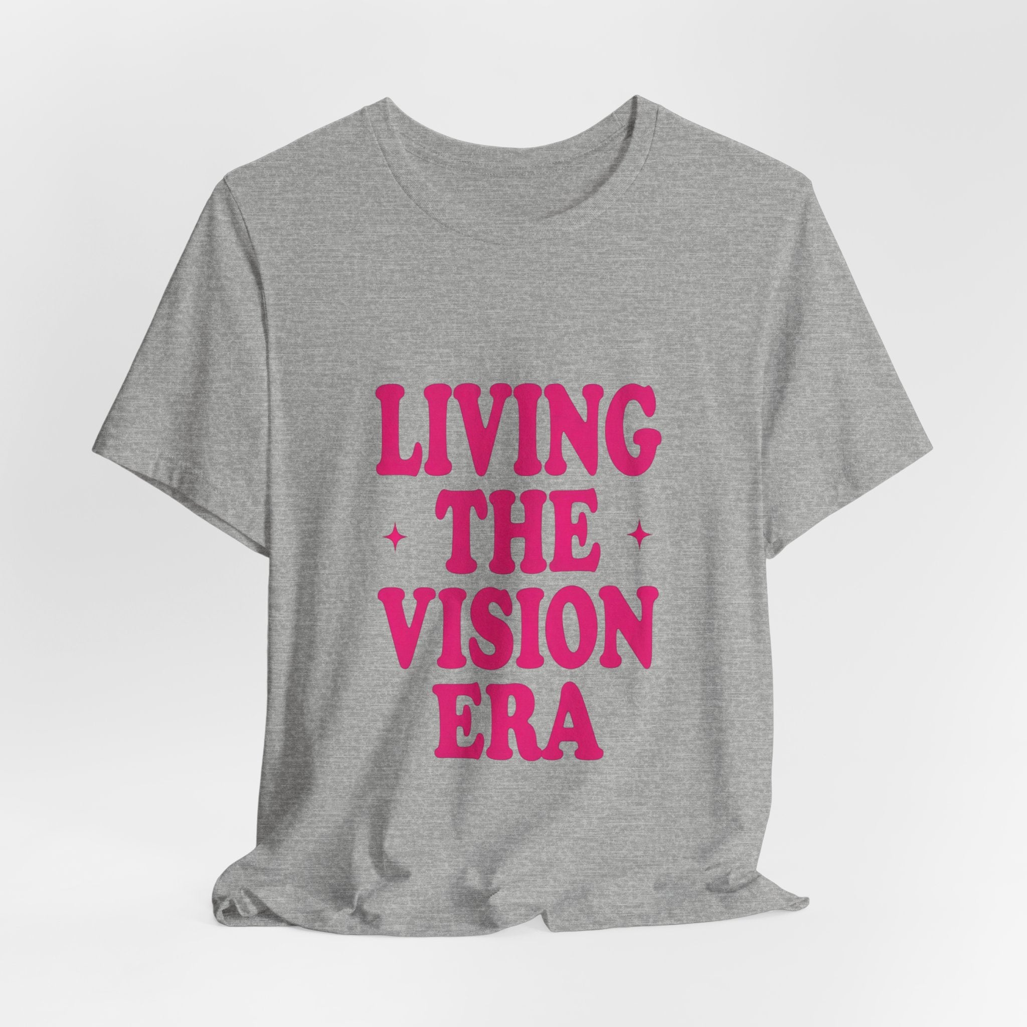 Living The Vision Era Tee | Y2K slogan, nostalgic typography