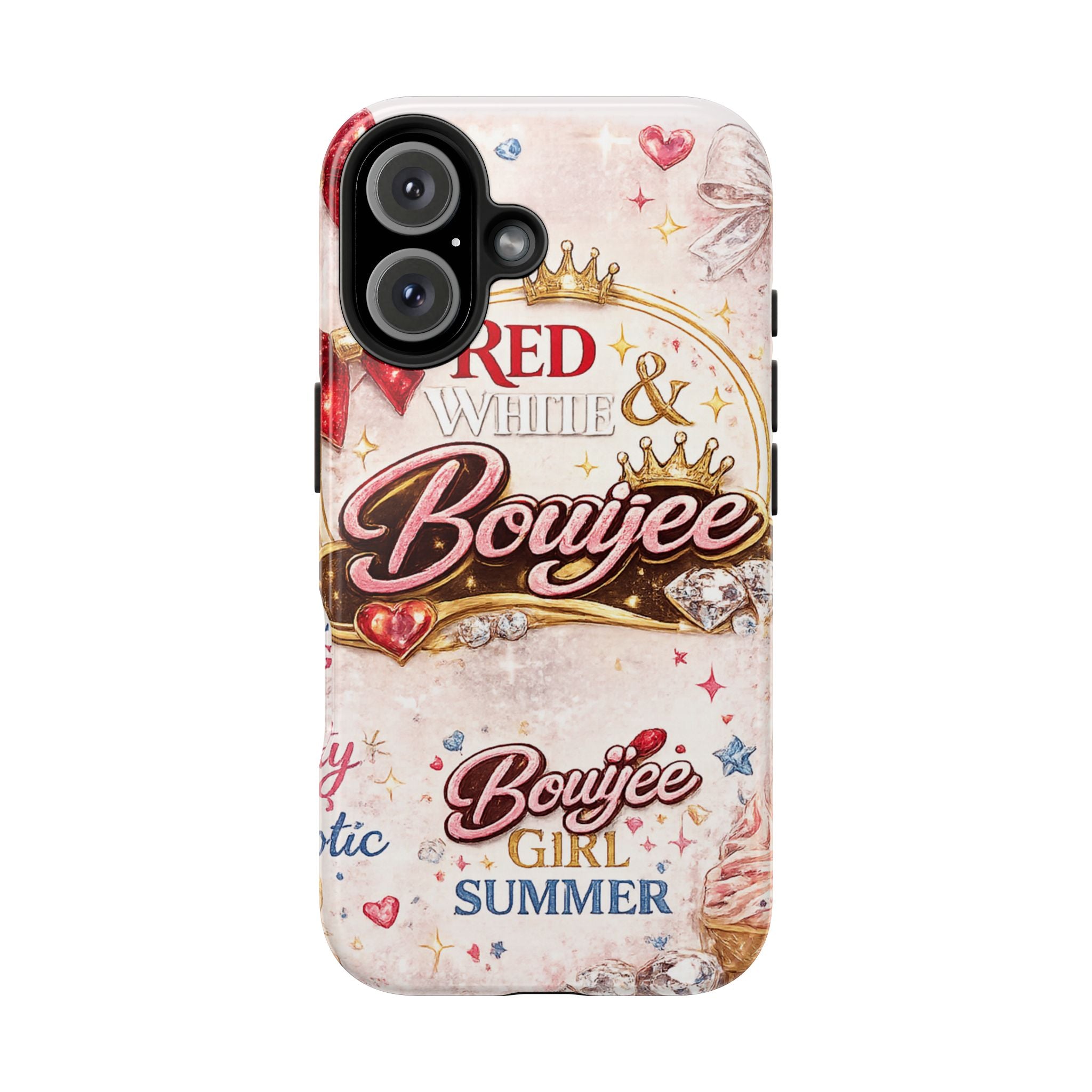 Red White & BouIjee Junk Phone Case