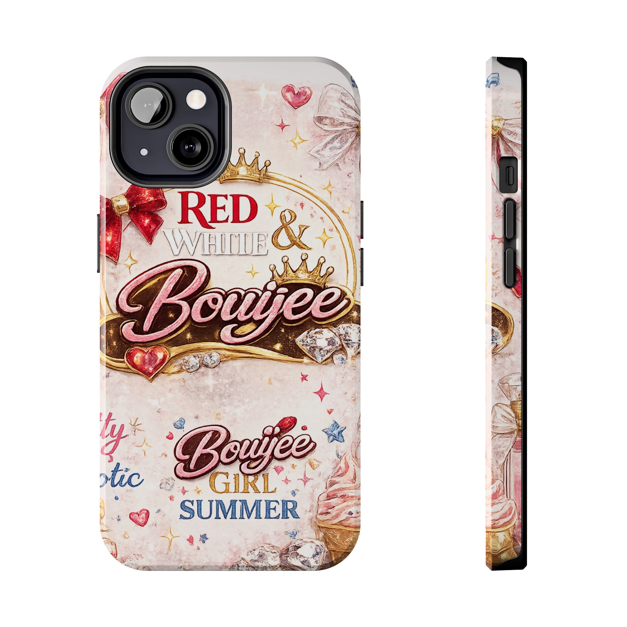 Red White & BouIjee Junk Phone Case