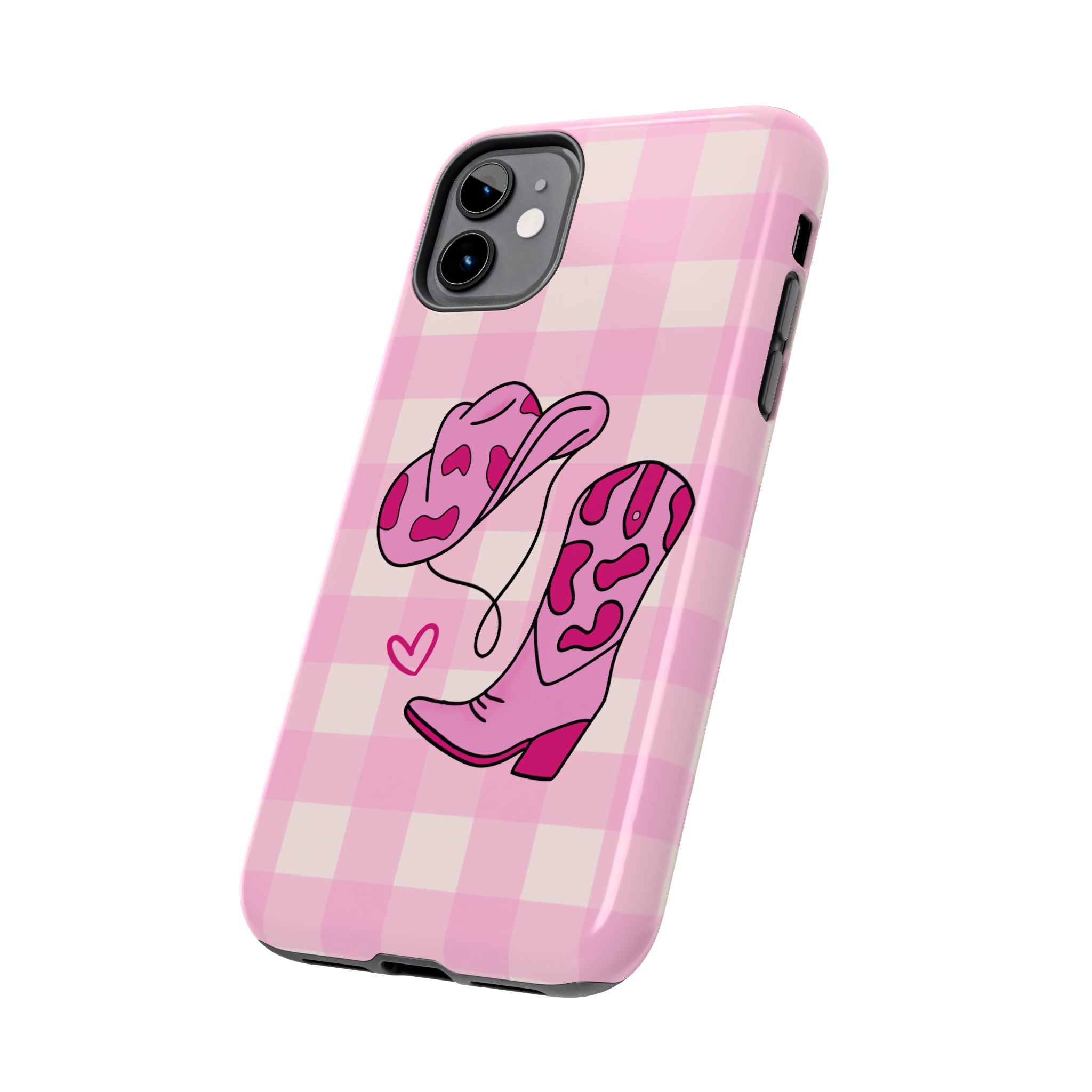 Pink Cowgirl Boots Phone Case