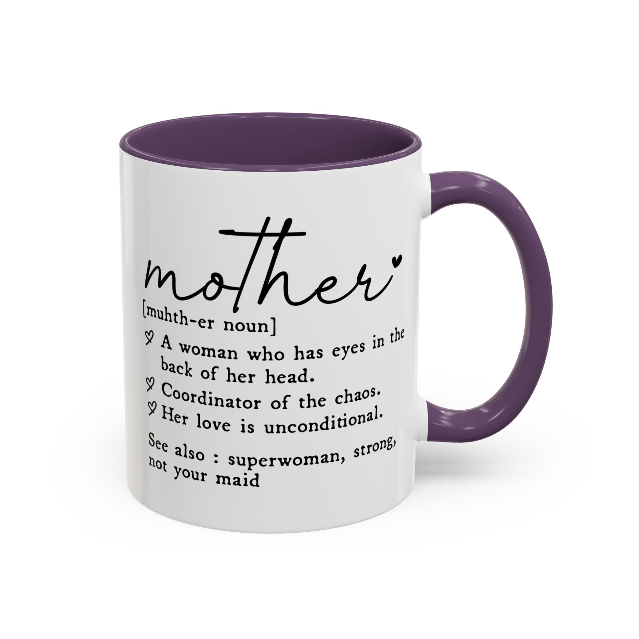 Mother’s Definition Accent Coffee Mug