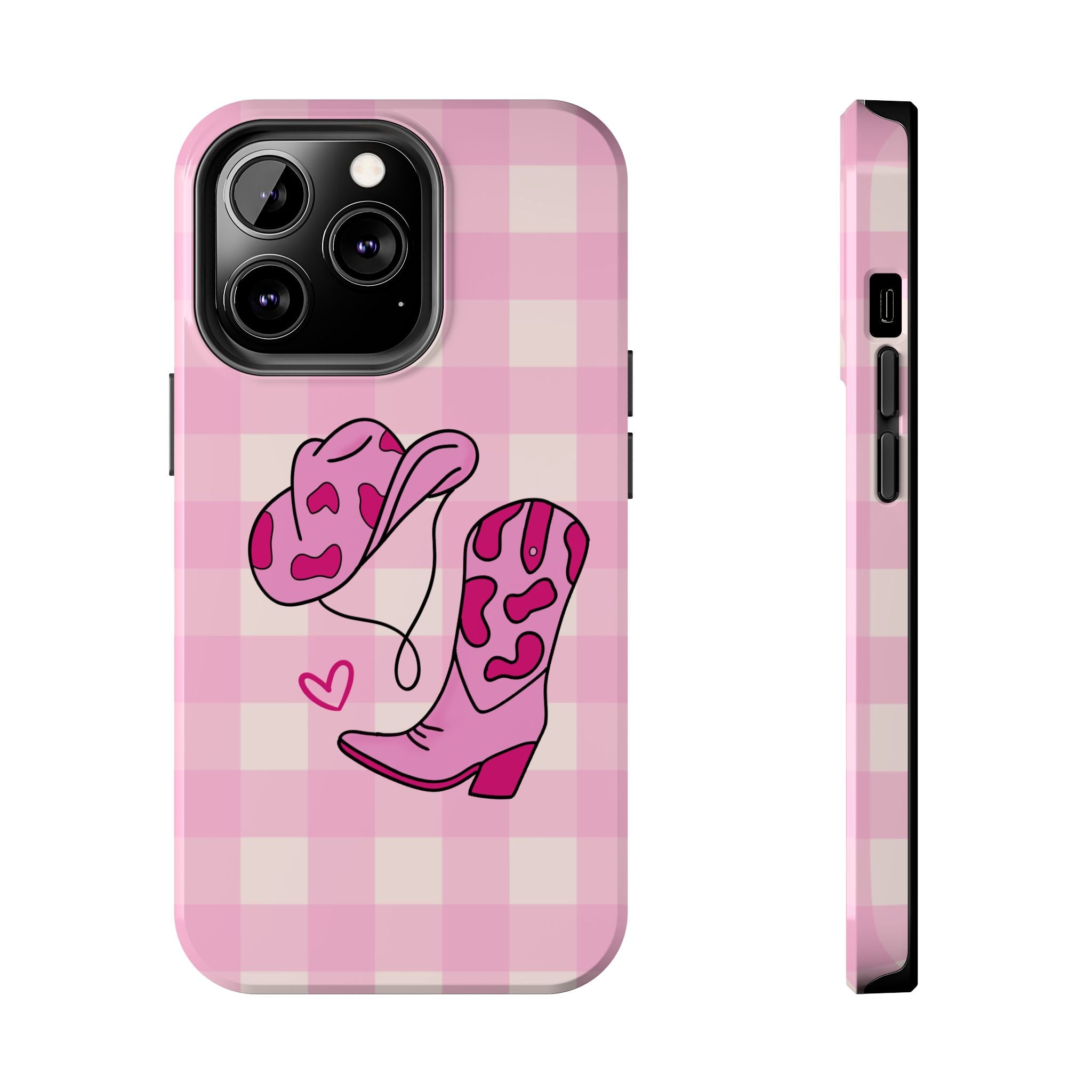 Pink Cowgirl Boots Phone Case