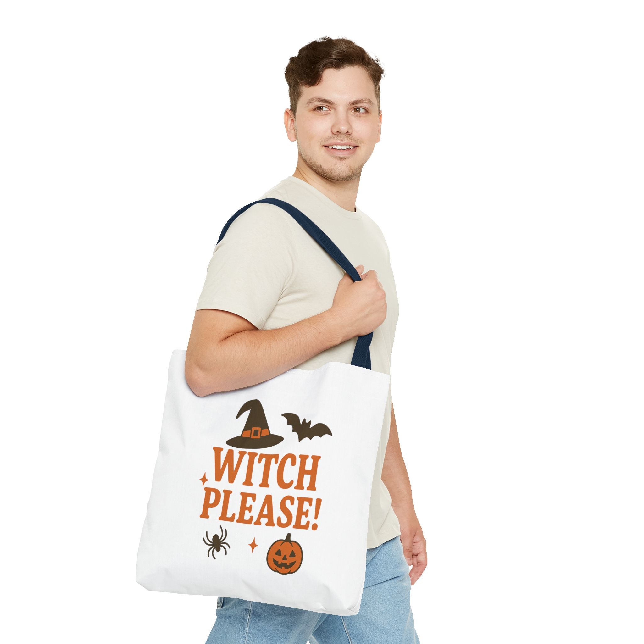 Witch Please, Trick or Treat Halloween Tote Bag