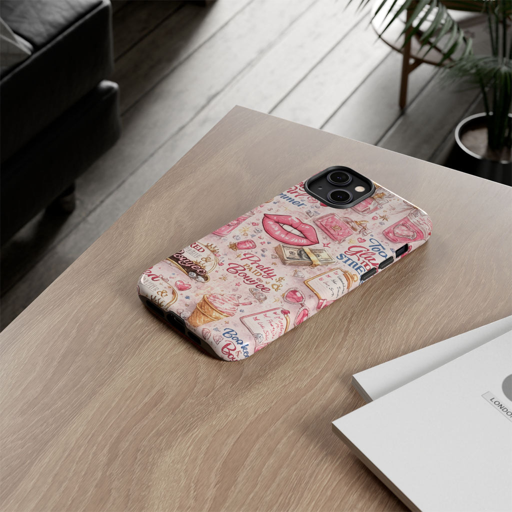 Pink Pretty and Boujee Junk Phone Case