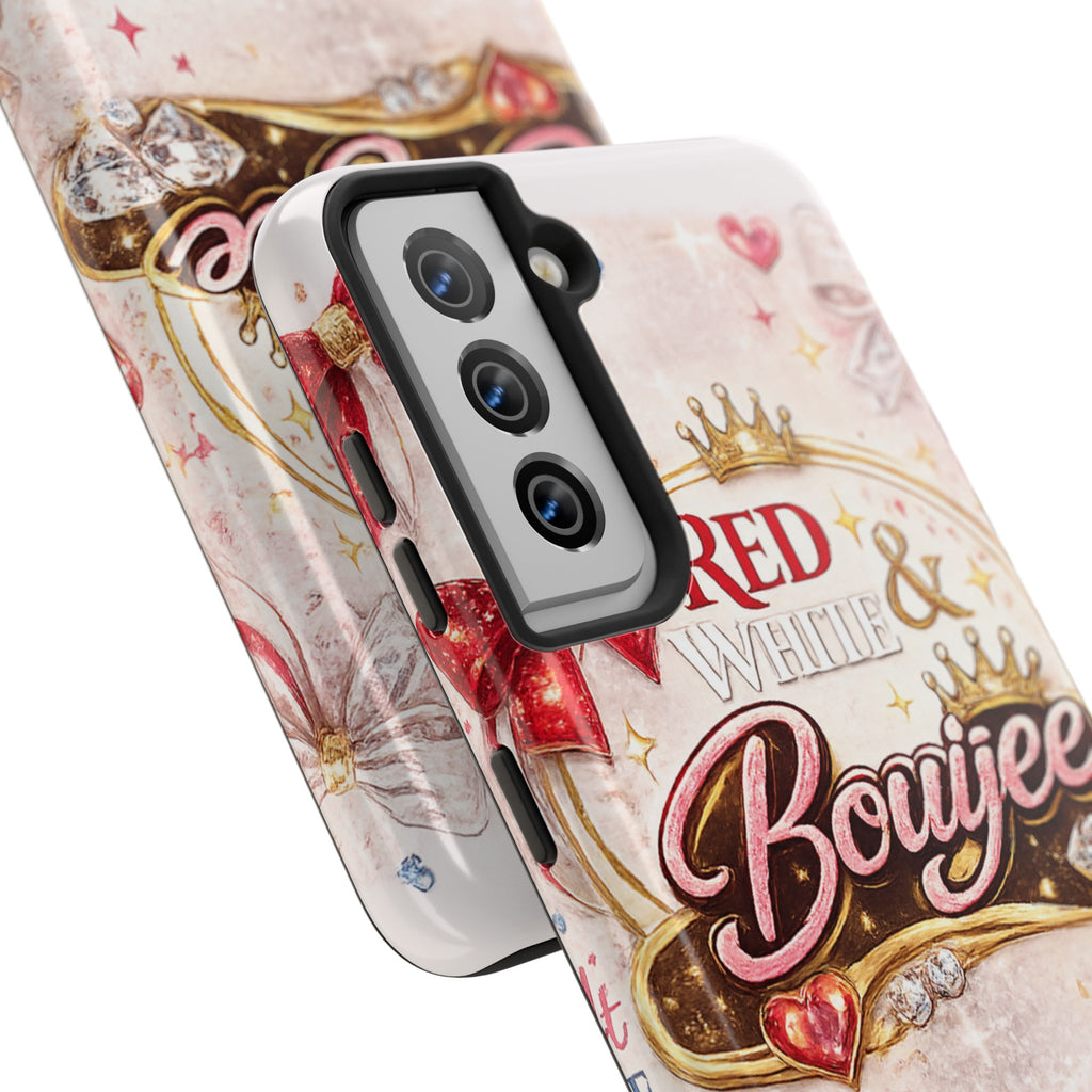 Red White & BouIjee Junk Phone Case