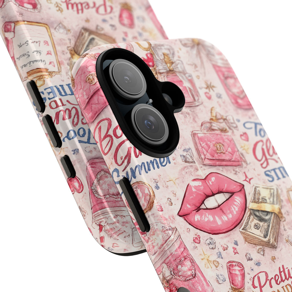 Pink Pretty and Boujee Junk Phone Case
