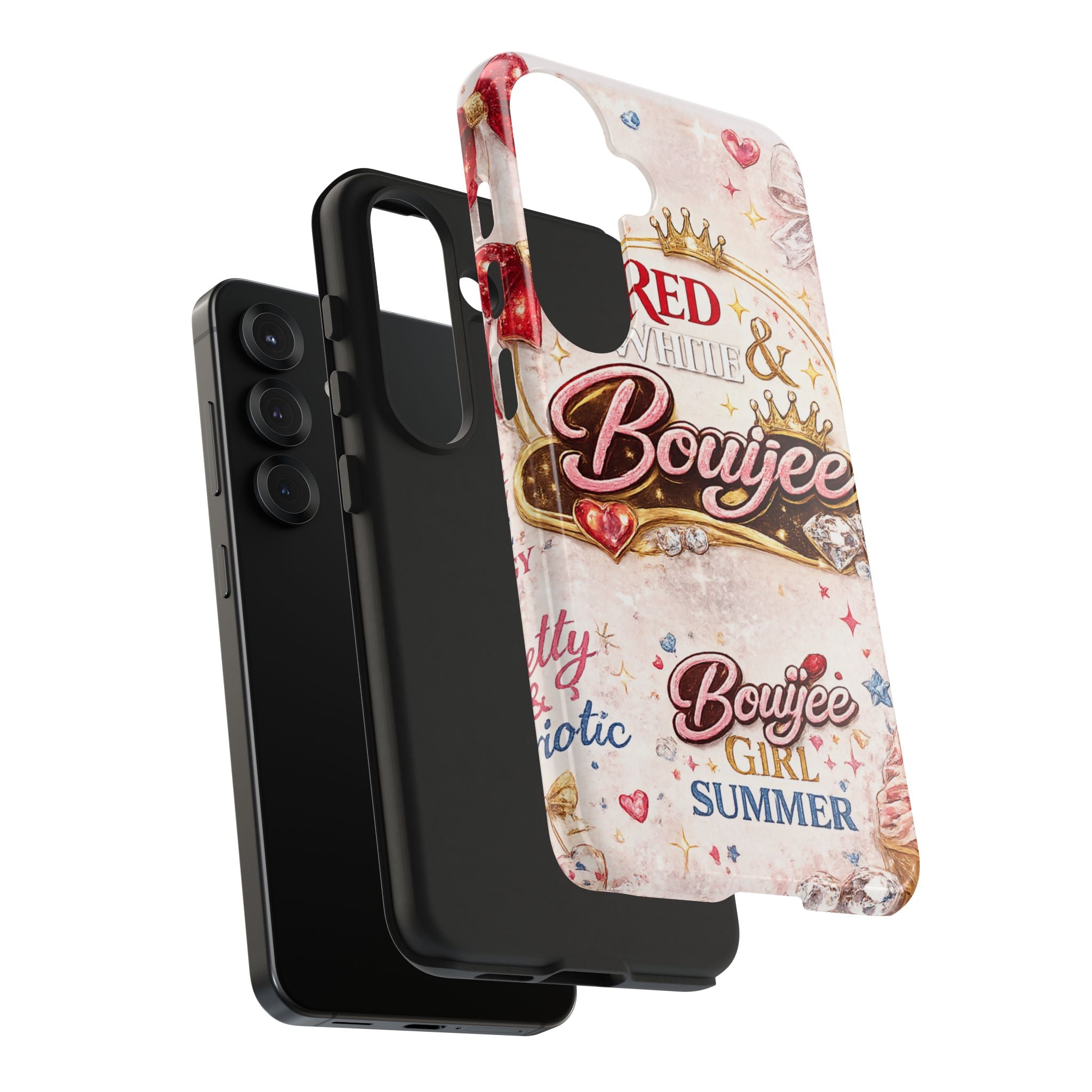 Red White & BouIjee Junk Phone Case