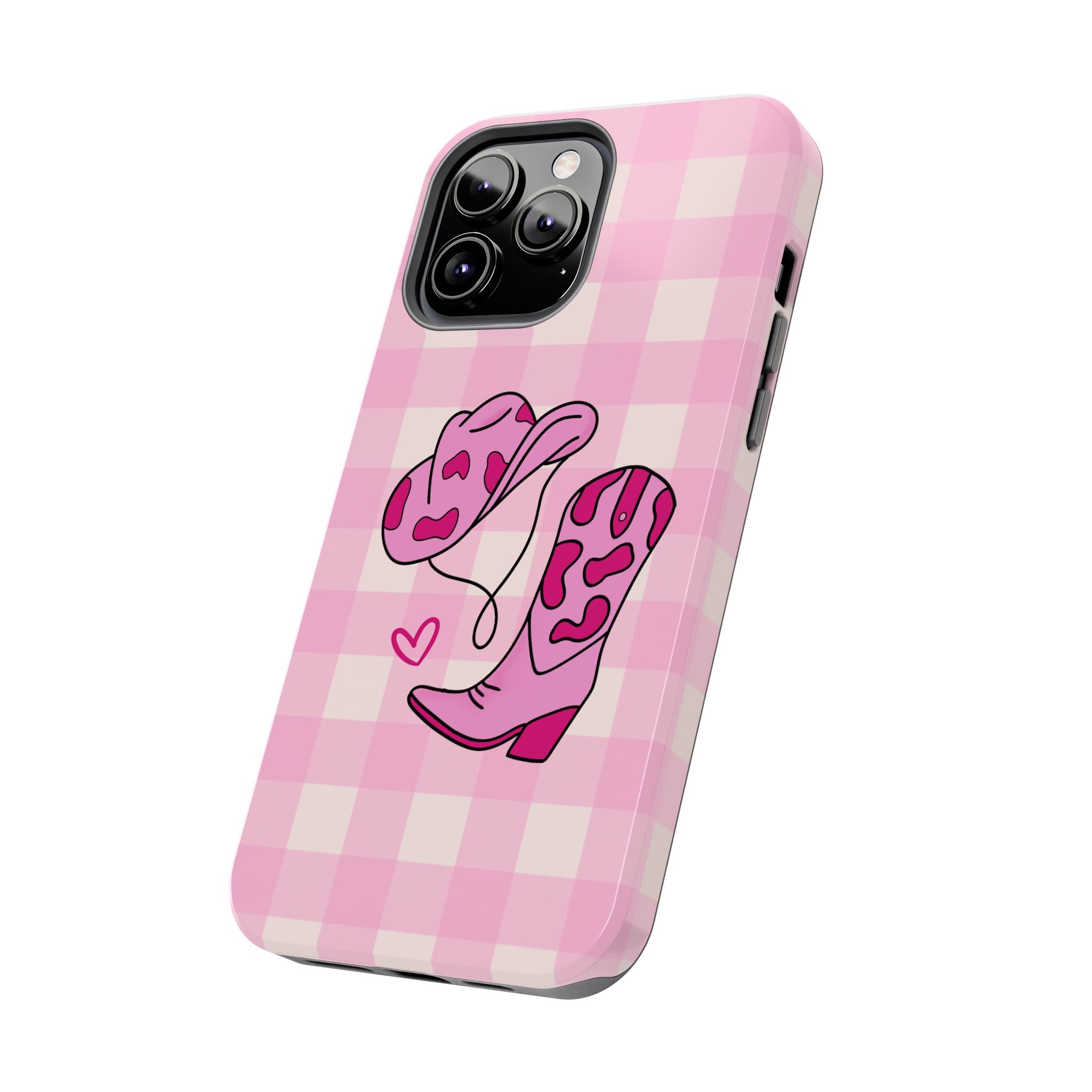 Pink Cowgirl Boots Phone Case