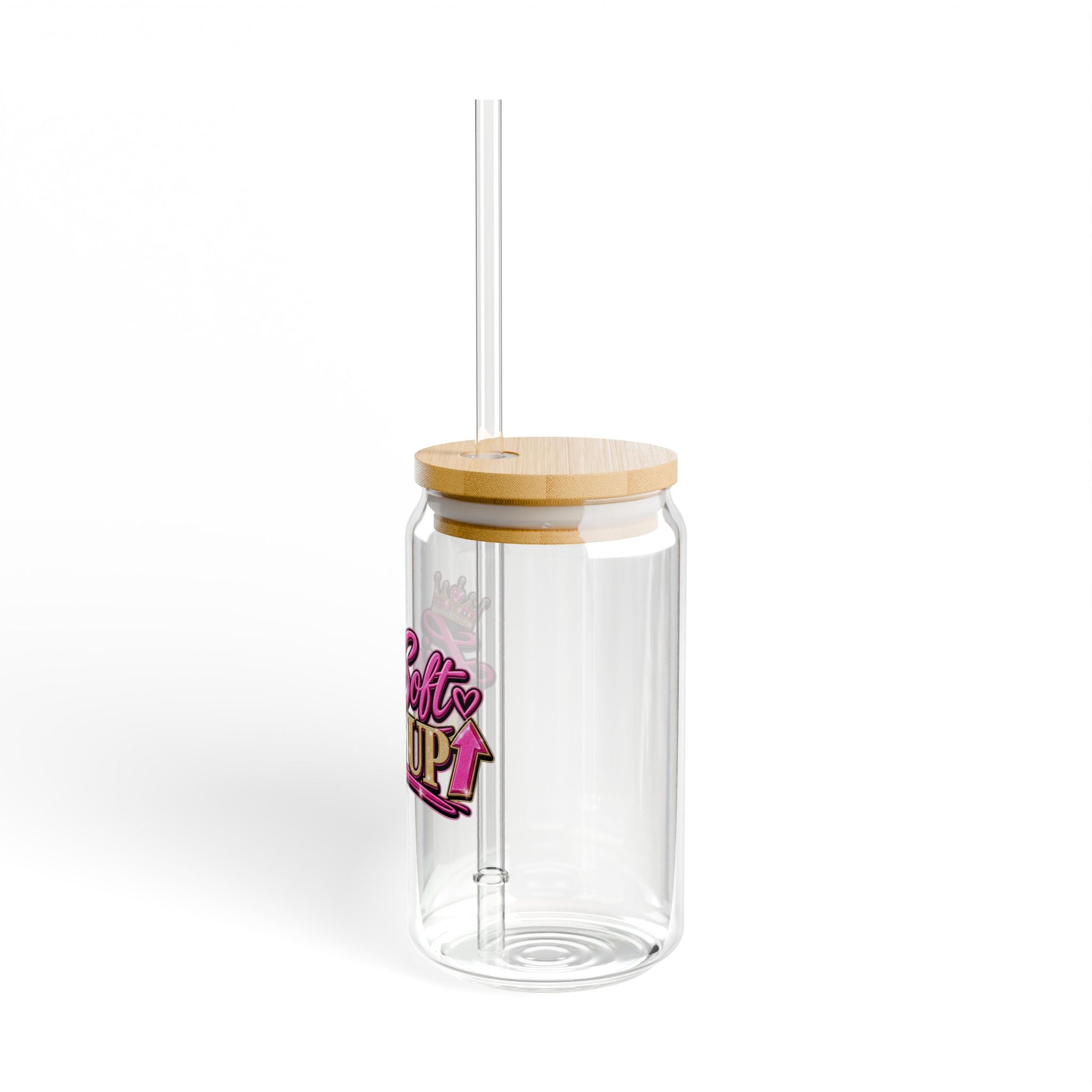 Live Soft Boss Up 16 oz Sipper Glass