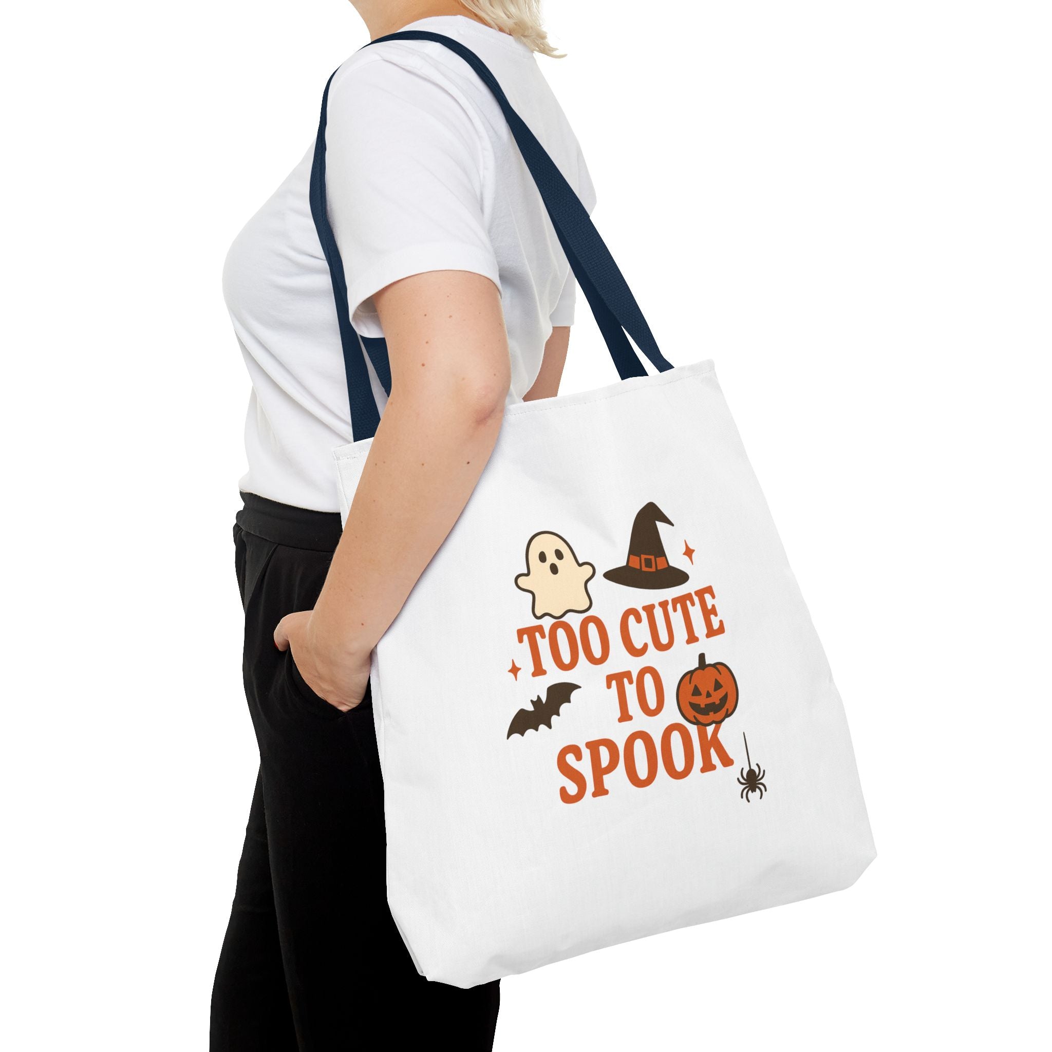 Too Cute to Spook- Halloween Tote Bag