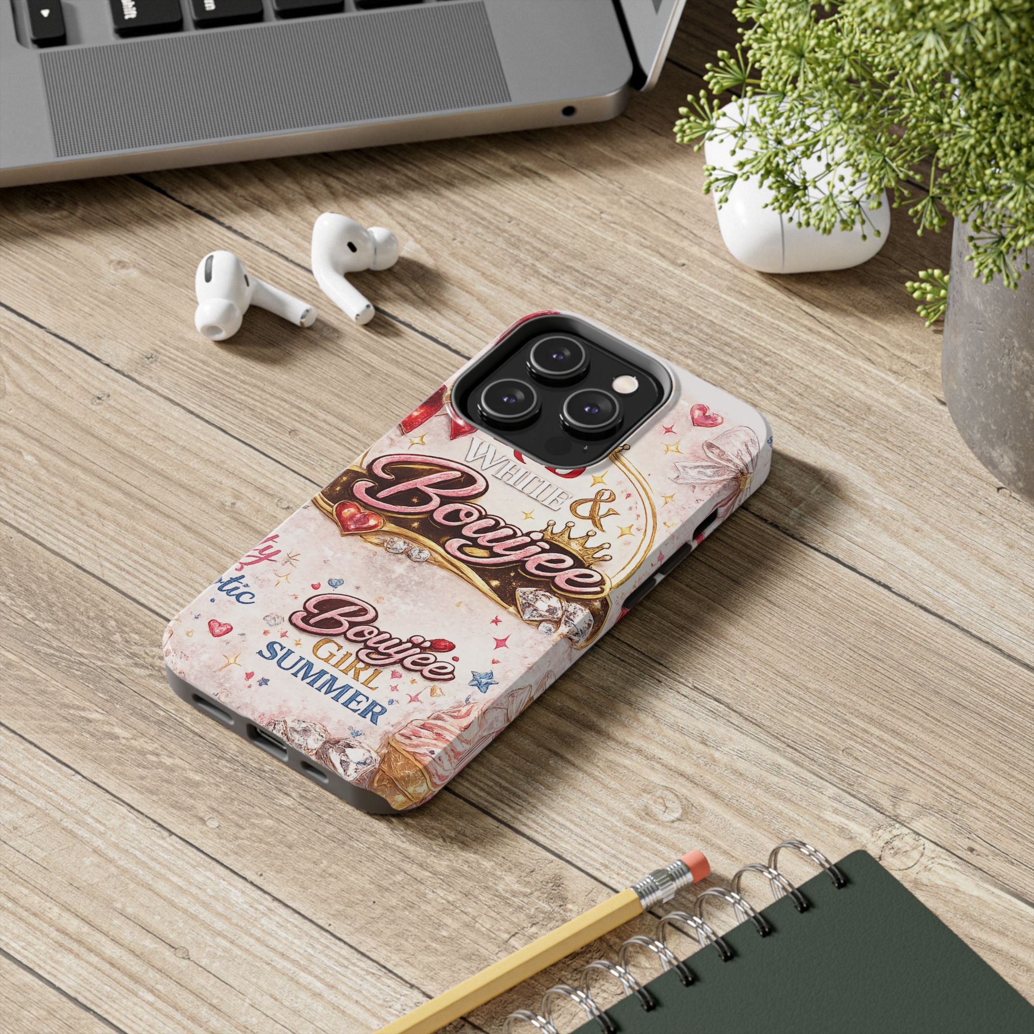Red White & BouIjee Junk Phone Case