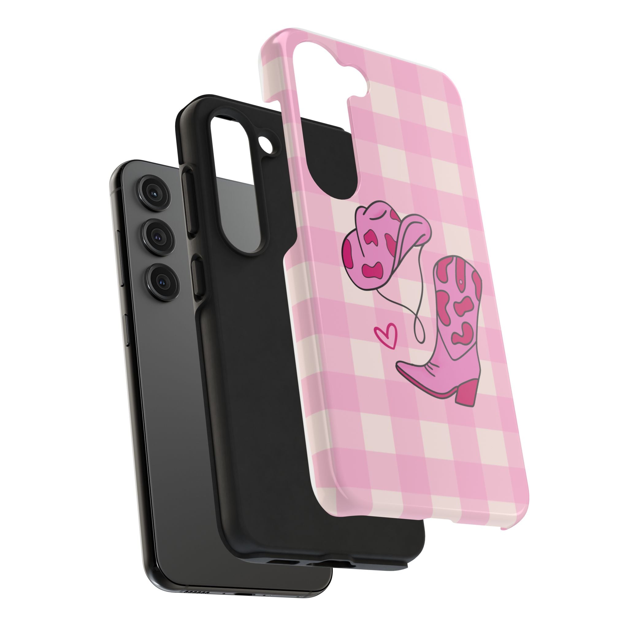 Pink Cowgirl Boots Phone Case