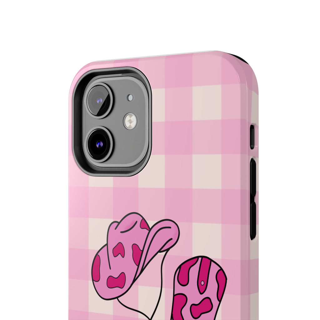 Pink Cowgirl Boots Phone Case