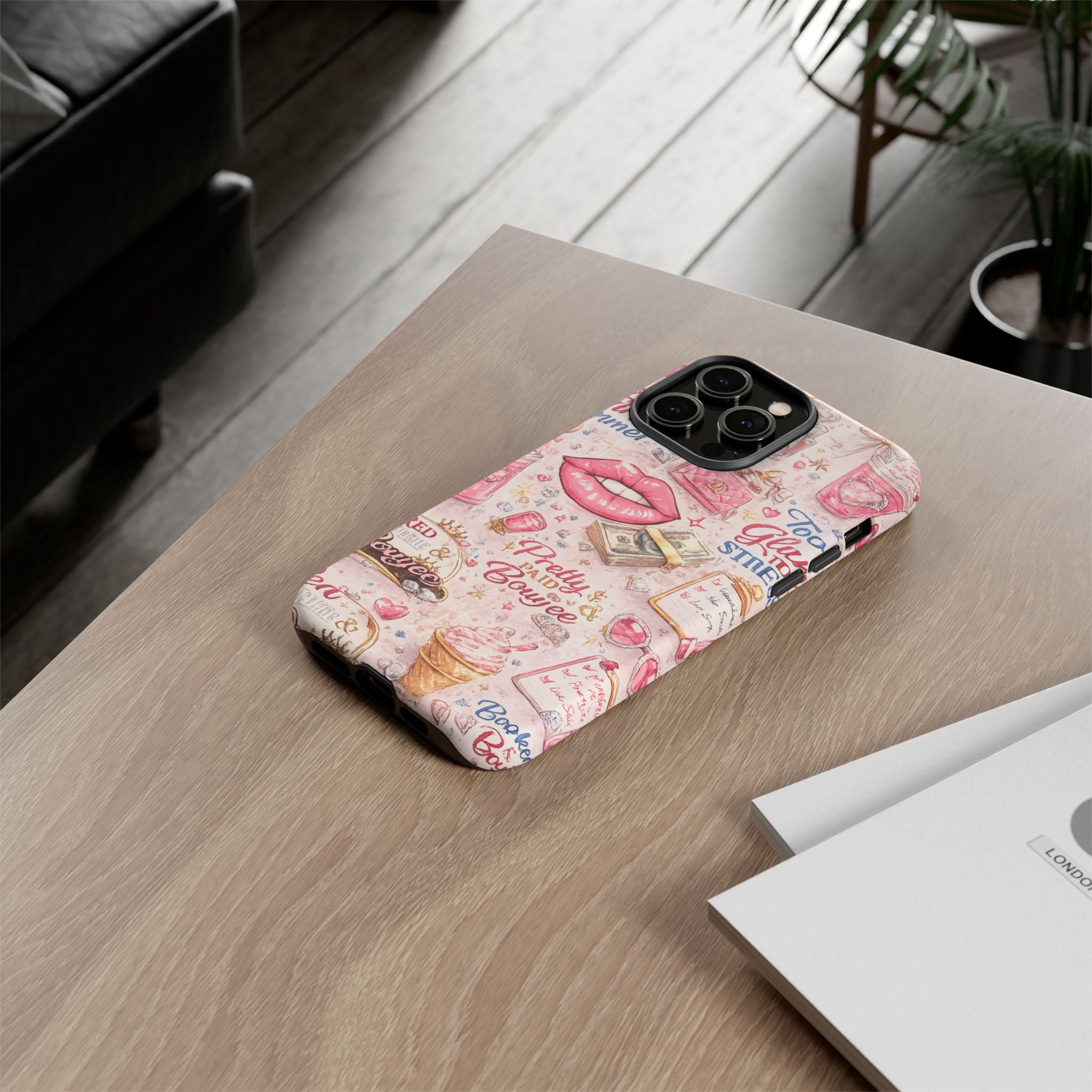 Pink Pretty and Boujee Junk Phone Case