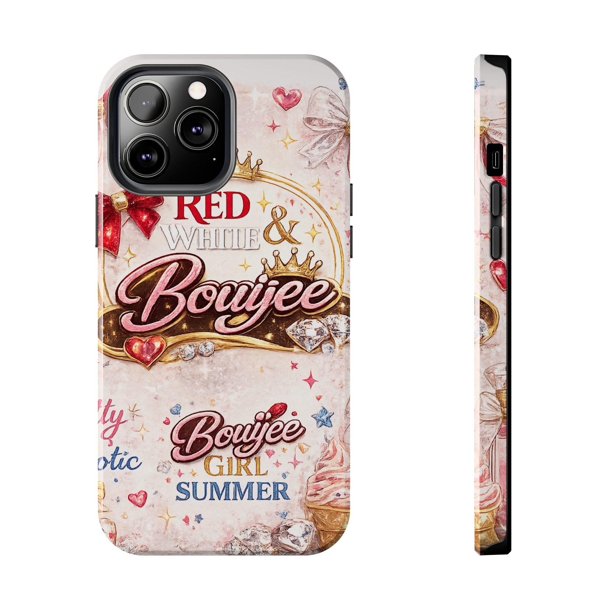 Red White & BouIjee Junk Phone Case