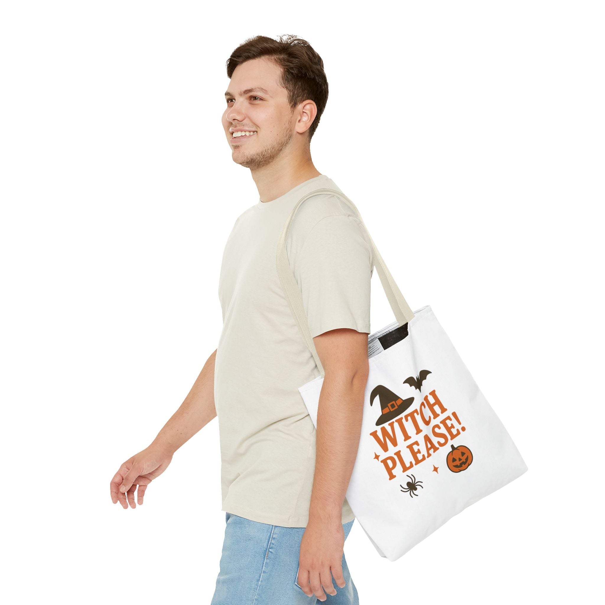 Witch Please, Trick or Treat Halloween Tote Bag