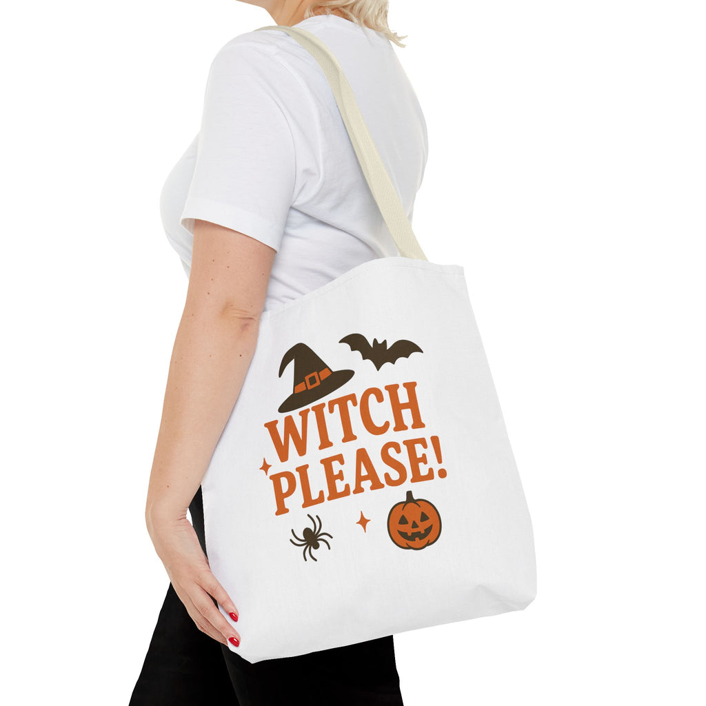 Witch Please, Trick or Treat Halloween Tote Bag