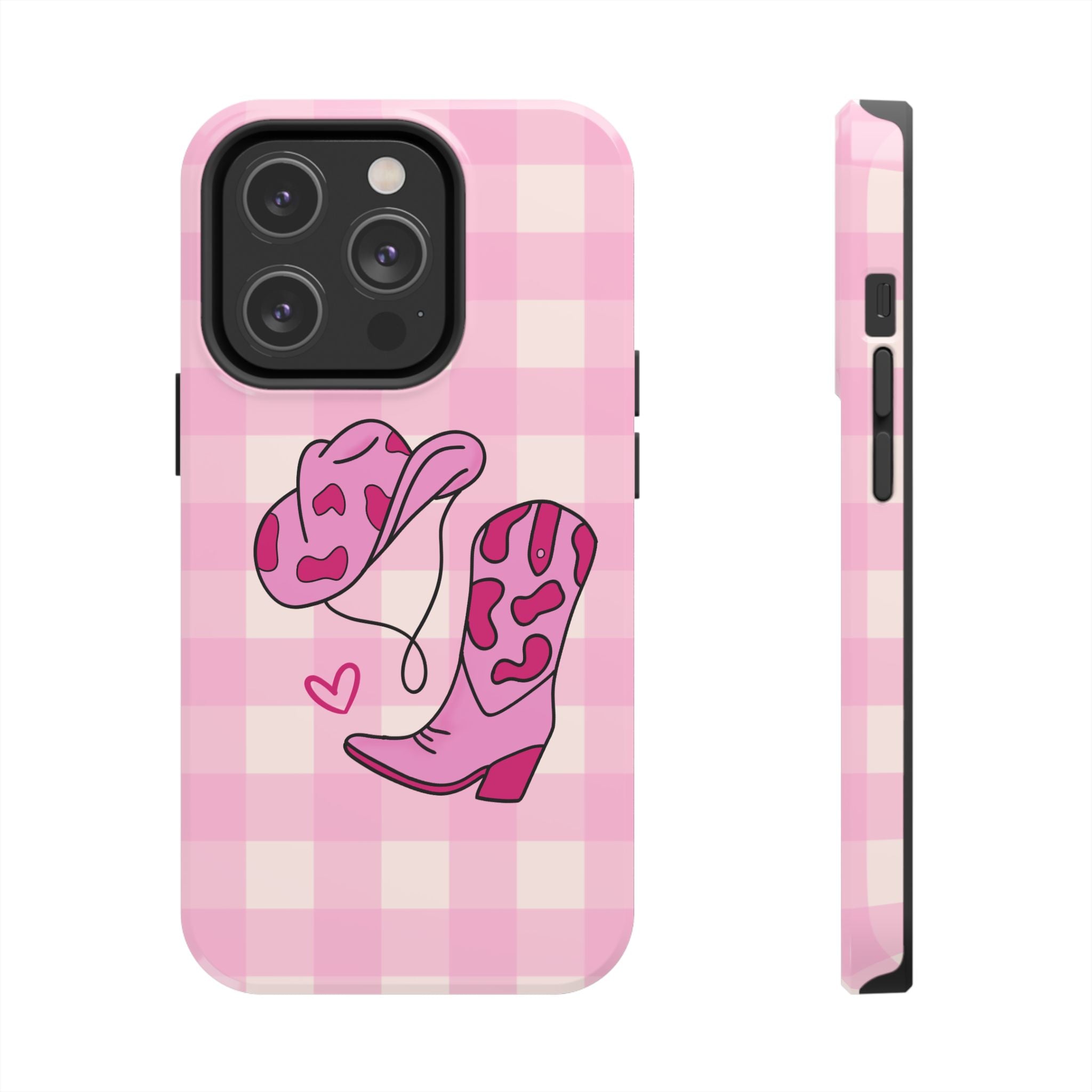Pink Cowgirl Boots Phone Case