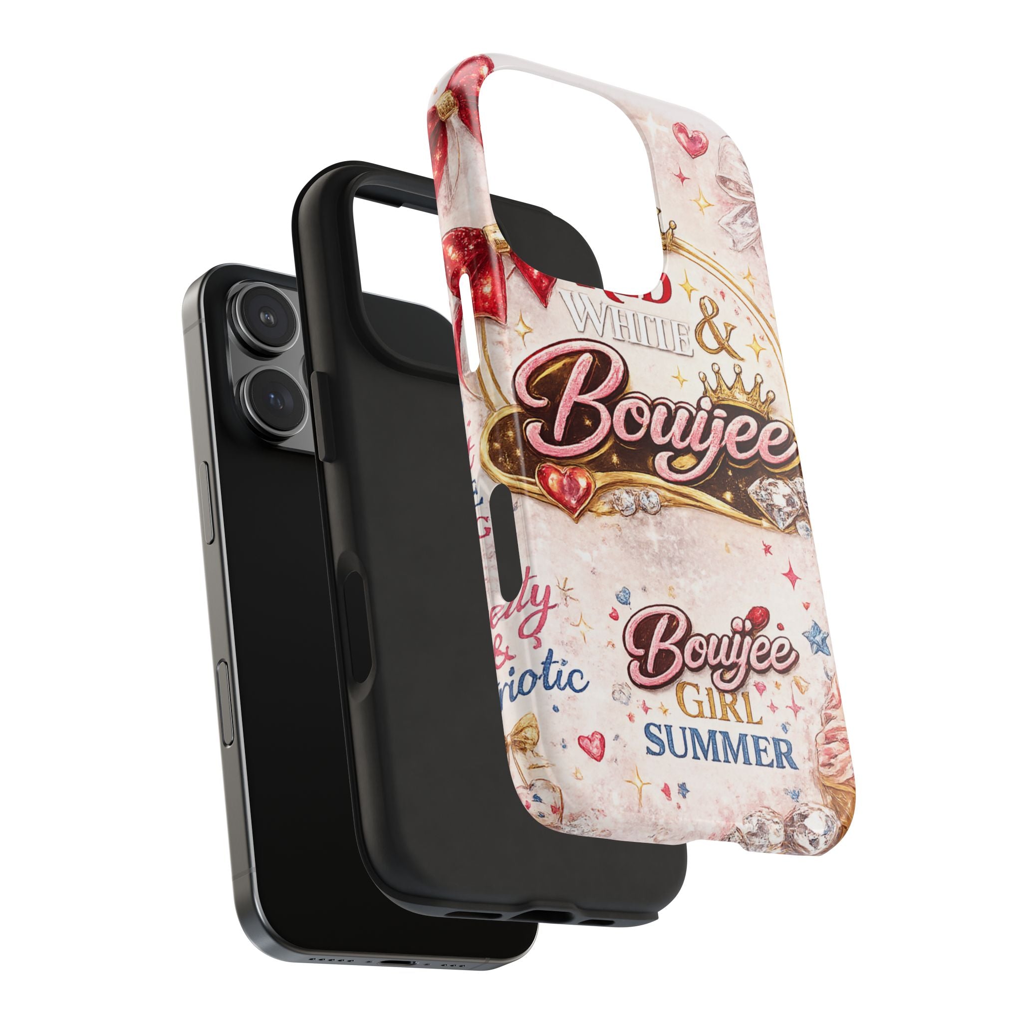 Red White & BouIjee Junk Phone Case