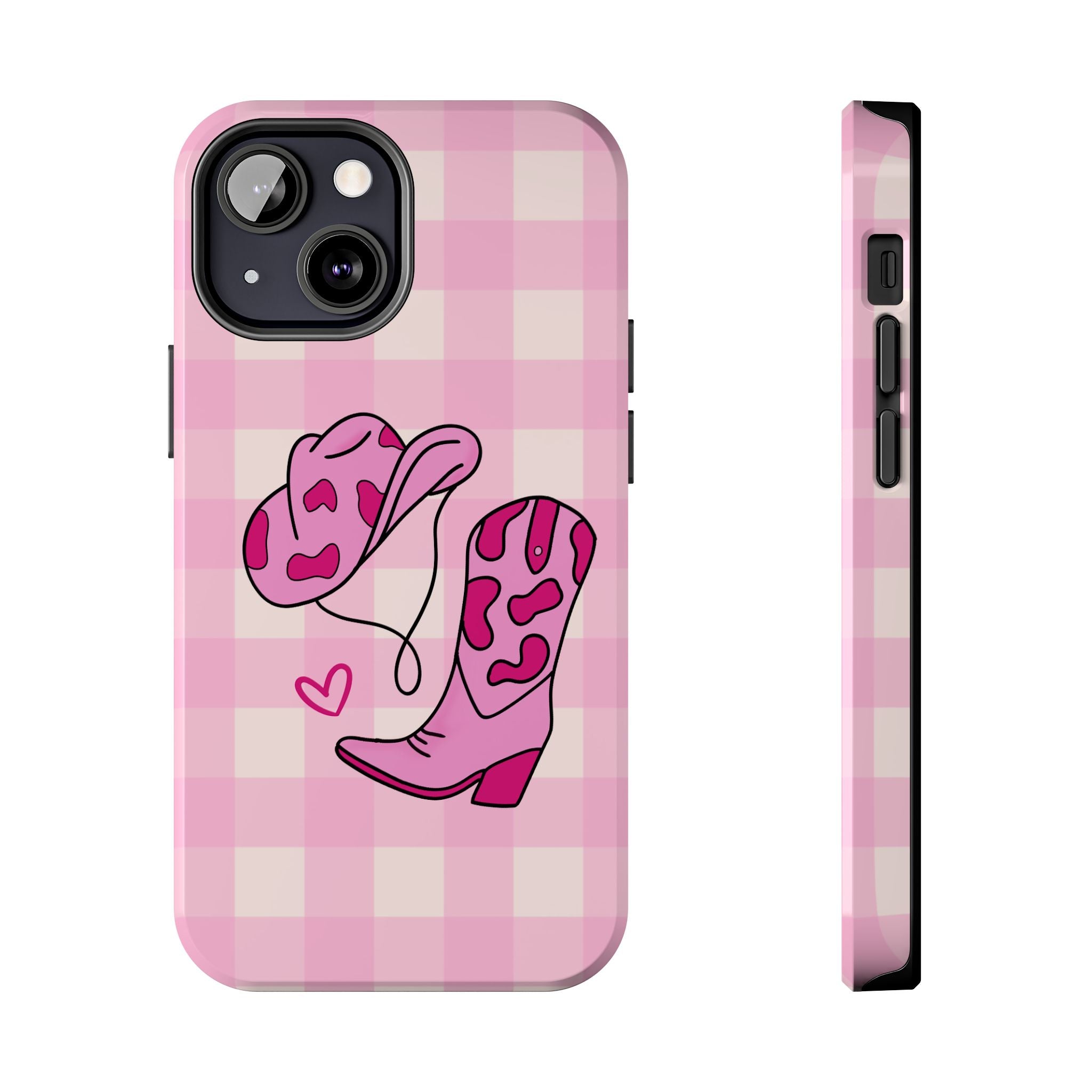 Pink Cowgirl Boots Phone Case